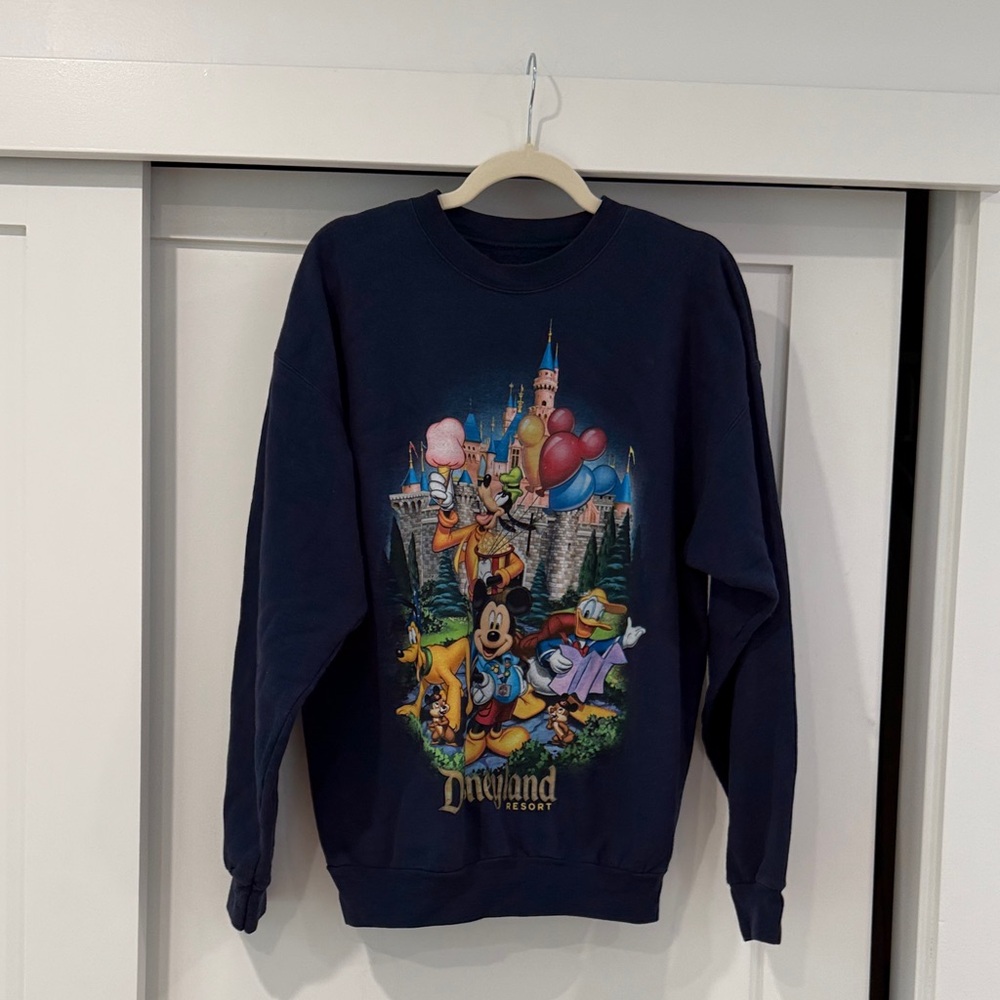 Disneyland Navy Blue Crewneck Sweatshirt